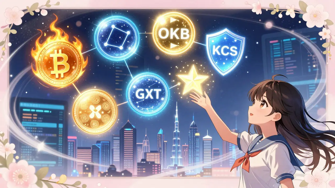 Comparing Major Exchange Tokens: BNB, OKB, BGB, MX, GT, and KCS in 2025