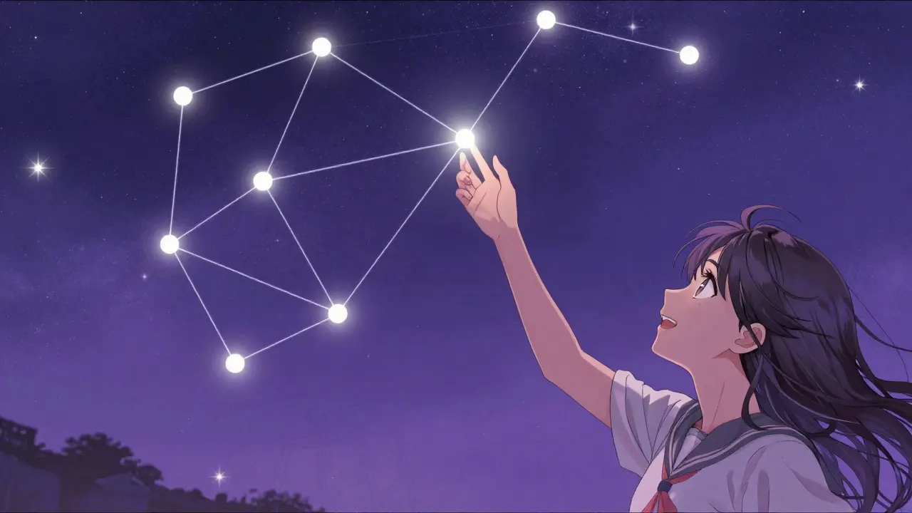 Character connecting glowing threads representing multiple investment factors.