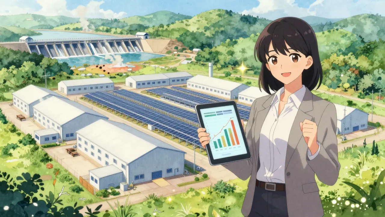 Green energy mining farm with hopeful manager