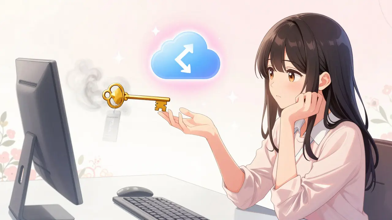 Manga artist depicts fading license key transforming into cloud subscription