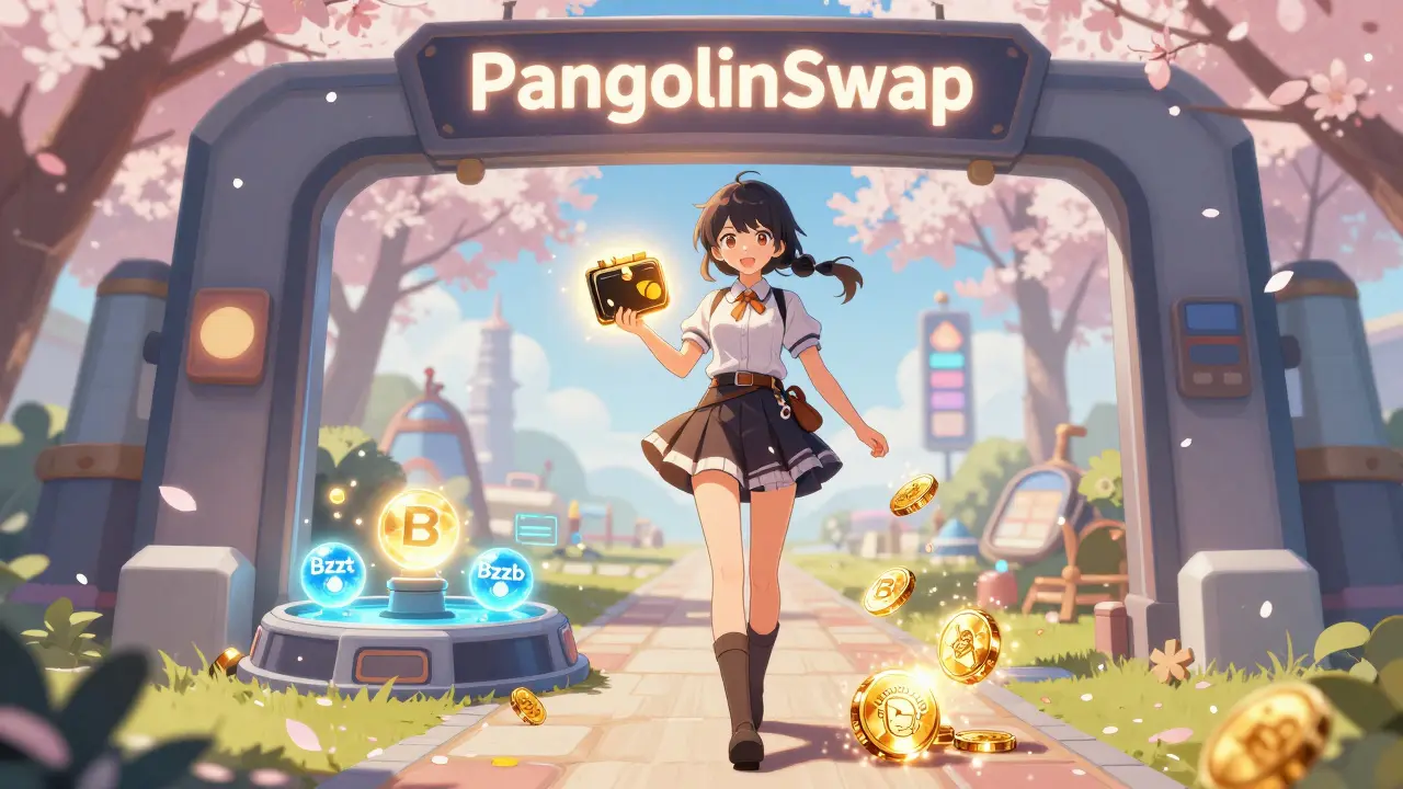 Protagonist actively mining BZZONE tokens via PangolinSwap gateway