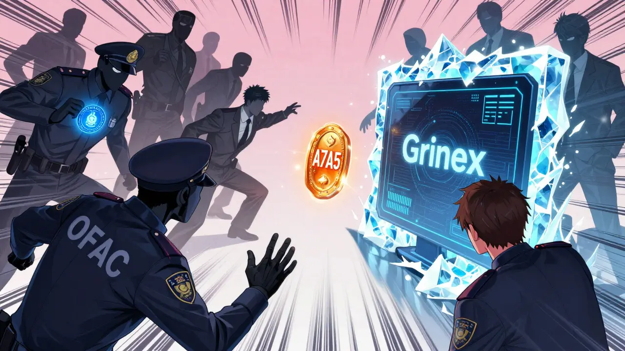 Manga style clash between regulators and sanctioned crypto platforms