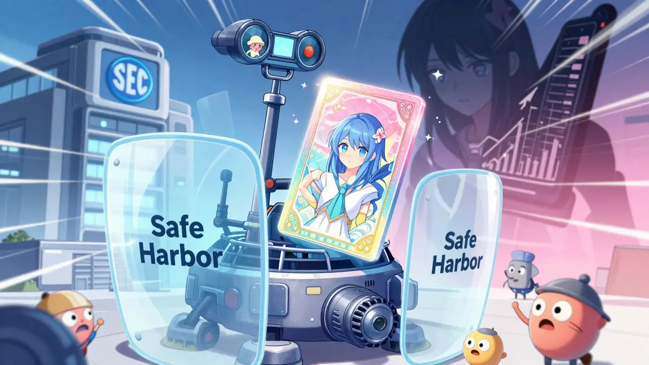 Mining shields and NFTs in anime style
