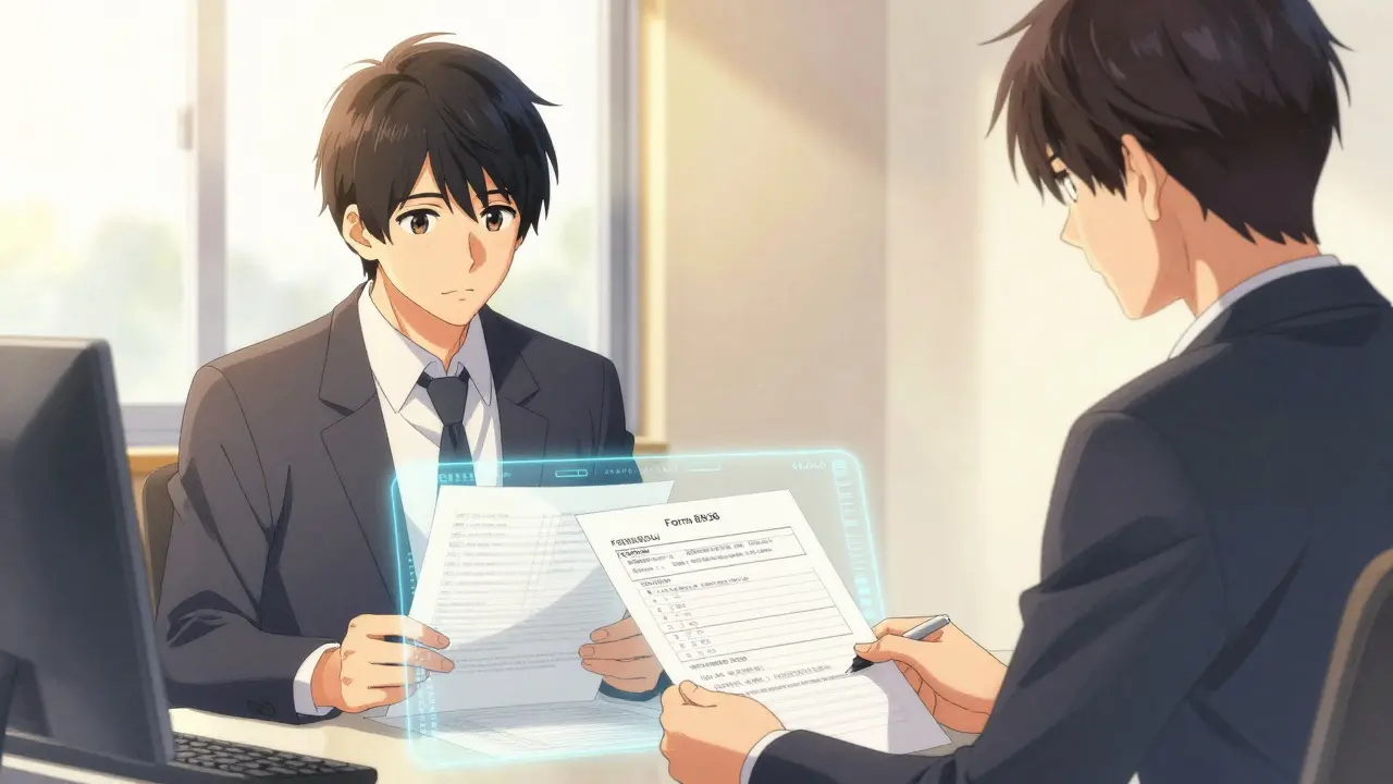 Shoujo style meeting between client and crypto compliance lawyer