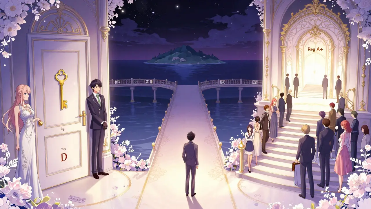 Three crypto exemption paths in shoujo art